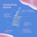 BYOMA So Hydrating Set - Barrier Repair Skincare Set - Creamy Jelly Cleanser Hydrating Face Serum & Ceramide Face Moisturizer for Dry Skin - Anti Wrinkle Alcohol Free Skin Care - 30ml 15ml 15ml