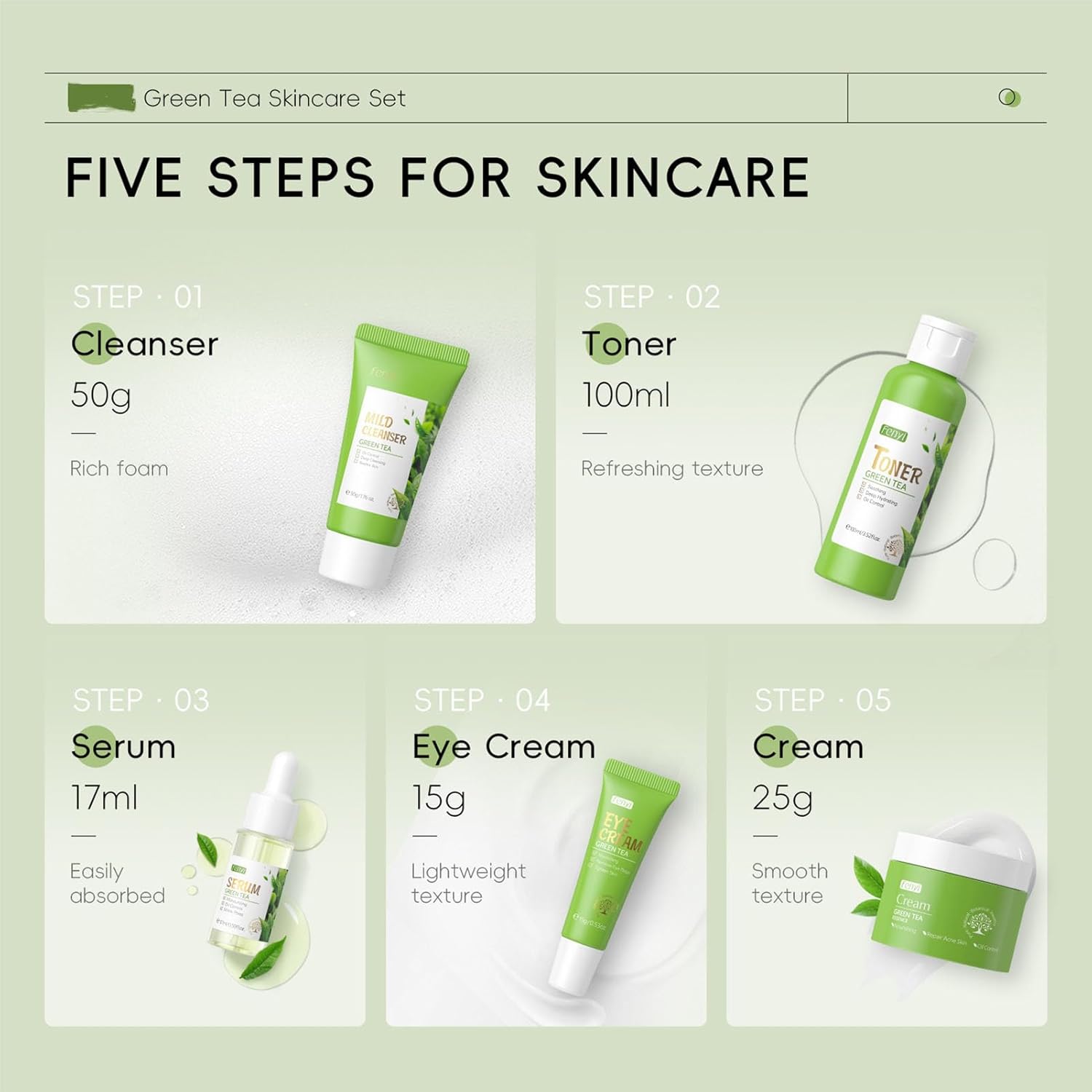 Nuvéa Green Tea Hydrating Skincare Set