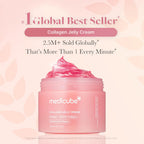 Medicube Collagen Jelly Cream- Niacinamide & Freeze-Dried Hydrolyzed Collagen - Boosts skins barrier hydration and gives 24h Glow & Lifted Look - No artificial color Korean skincare (3.71 fl.oz.)