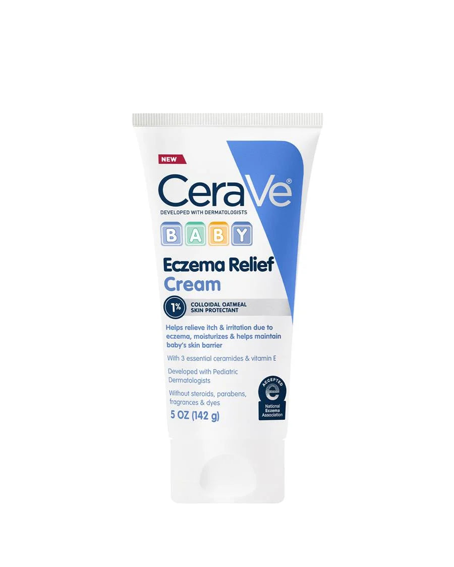 CeraVe Baby Cream | Gentle Moisturizing Cream with Ceramides | Fragrance Paraben Dye & Phthalates Free | Rich & Non-Greasy Feel | Gentle Baby Skin Care | 8 Ounce
